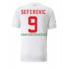 Maillot de Supporter Suisse Haris Seferovic 9 Extérieur Coupe du Monde 2022 Pour Homme